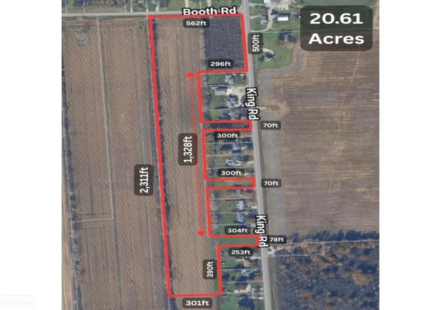 Photo 1 of Land for sale at Booth Rd, China Township St Clair, MI 48054 | MLS# 58050175755 | Listing updated on 2026-05-24
