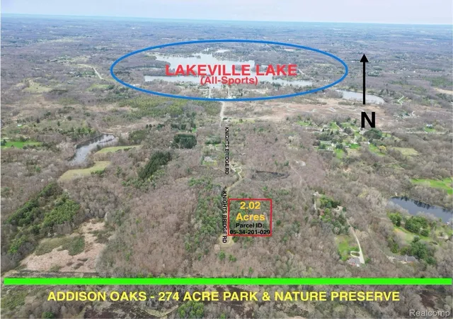 Photo 2 of Land for sale at 202 Acres Vl   Knights Bridge Rd, Pontiac, MI 48340 | MLS# 20251013477 | Listing updated on 2026-05-18