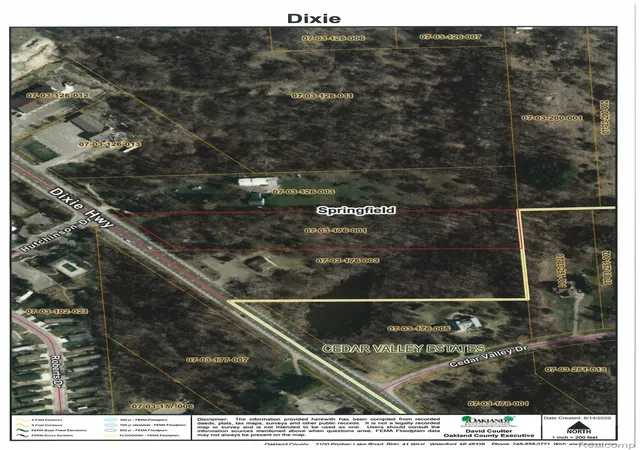 Photo 2 of Land for sale at V/l Dixie Hwy, Davisburg, MI 48350 | MLS# 20251027429 | Listing updated on 2026-07-28