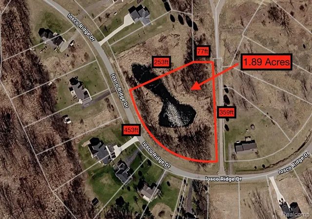 Photo 3 of Land for sale at 9860 Iosco Ridge Dr, Fowlerville, MI 48836 | MLS# 20251037047 | Listing updated on 2026-06-30
