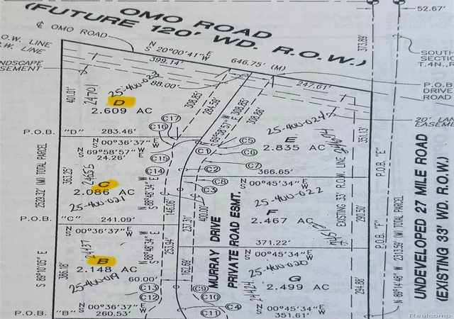 Homes for sale in Ray, MI | 24701 Murray Lot D Dr, Ray, MI 48096 | MLS# 20251041525