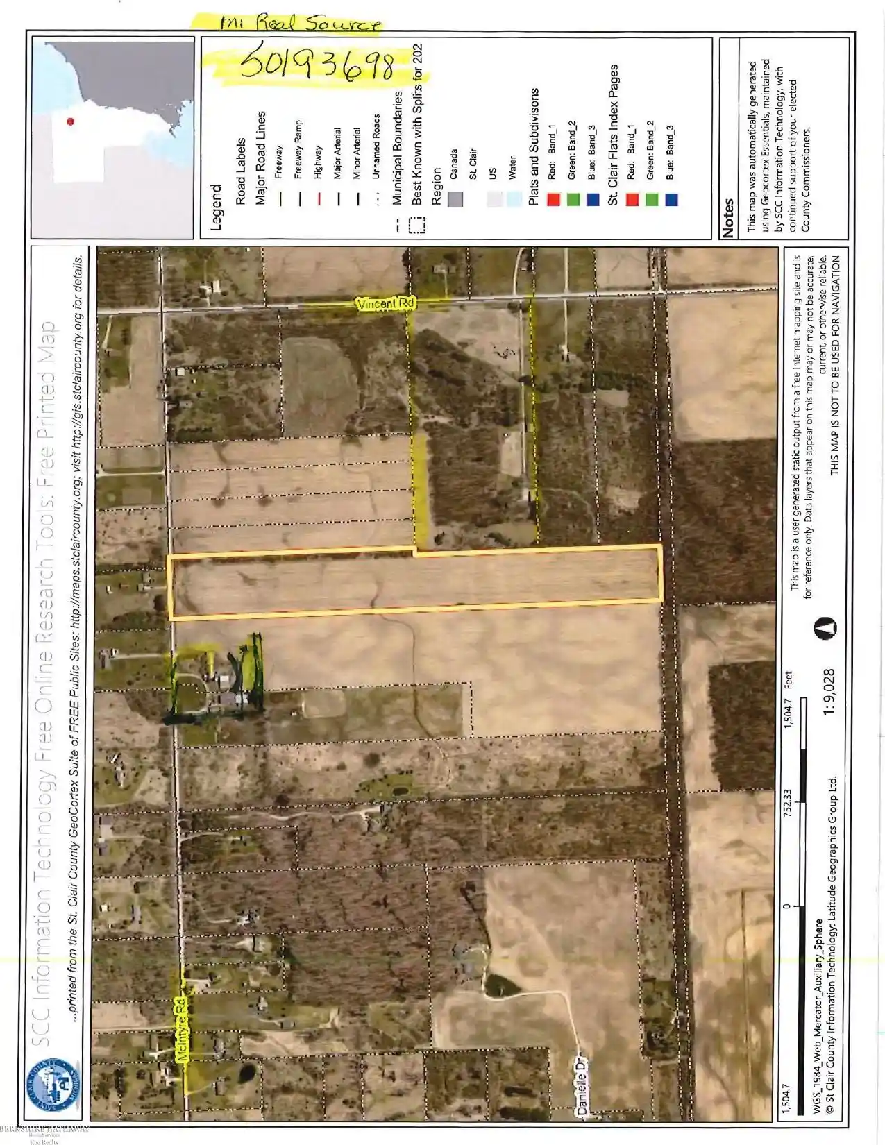Land for sale at Mcintyre Rd, Clyde, MI 48049 | MLS# 58050193698