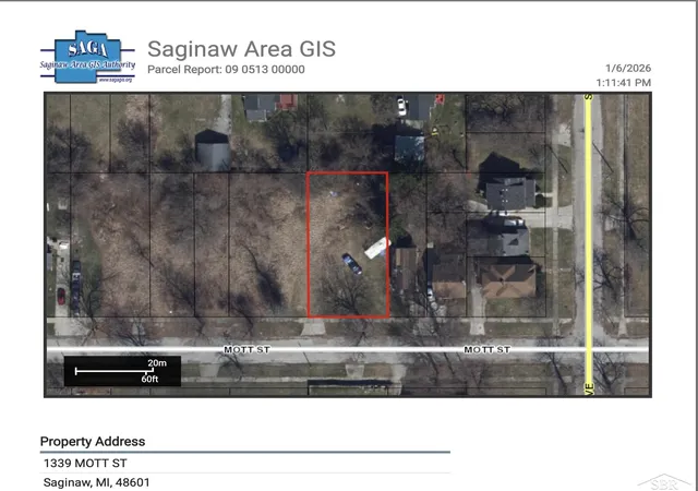 Photo 3 of Land for sale at 1339 Mott St, Saginaw, MI 48601 | MLS# 61050196956 | Listing updated on 2026-08-03