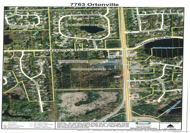 Photo 3 of Land for sale at 7763 Ortonville Rd, Clarkston, MI 48348 | MLS# 20261007015 | Listing updated on 2026-07-06