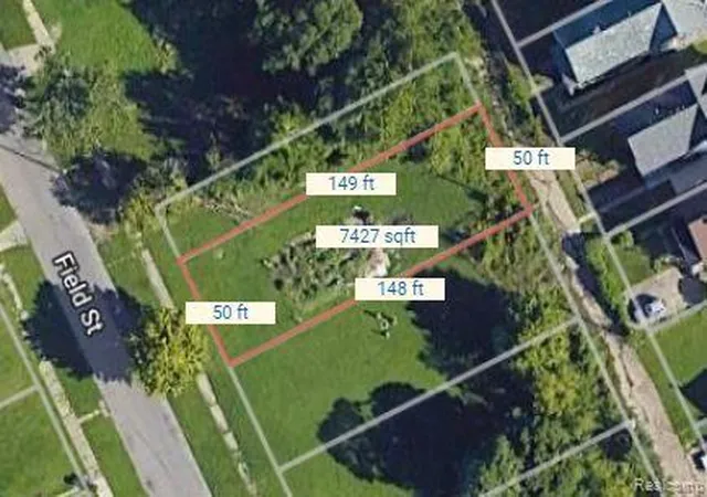 Photo 3 of Land for sale at 2172 Field St, Detroit, MI 48214 | MLS# 20261007355 | Listing updated on 2026-07-19
