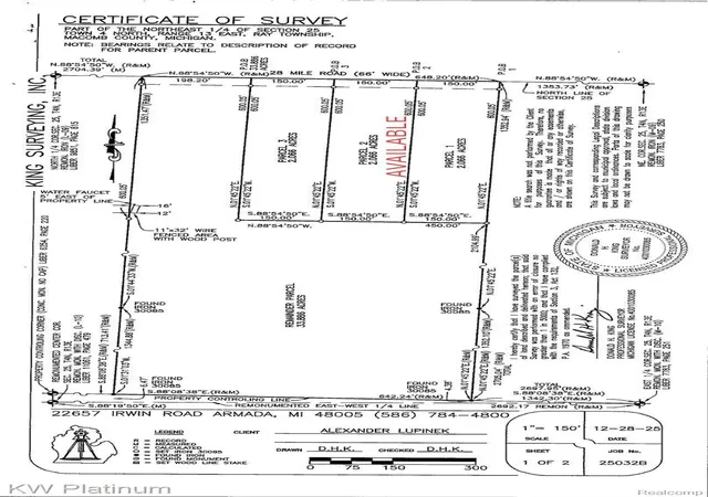Photo 3 of Land for sale at Vacant 2   28 Mile Rd, Ray Township Macomb, MI 48096 | MLS# 20261009057 | Listing updated on 2026-08-22