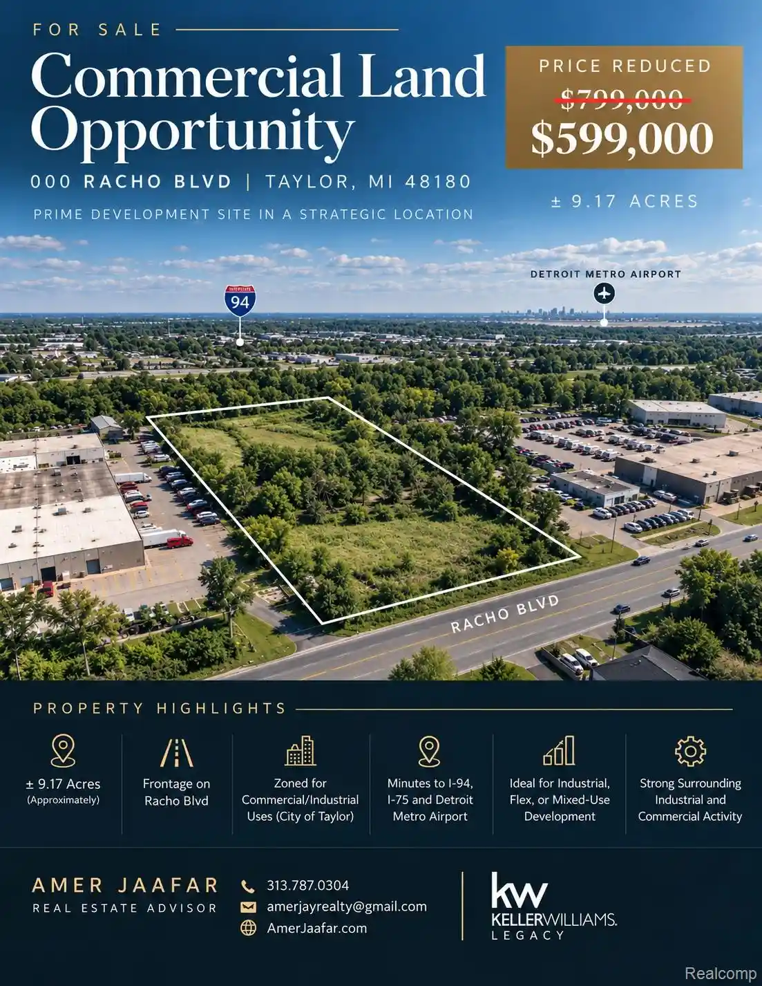 Land for sale at 000 Racho Blvd, Taylor, MI 48180 | MLS# 20261010343