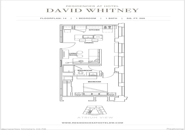 1st image of 1 Park Ave #1214, Detroit, MI 48226 | MLS# 20261014750