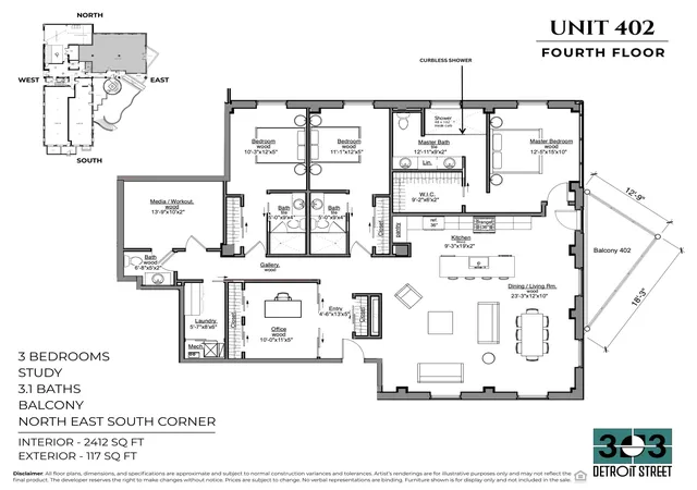 Photo 3 of Condo for sale at 303 Detroit St #402, Ann Arbor, MI 48104 | MLS# 81026008935 | Listing updated on 2026-03-10