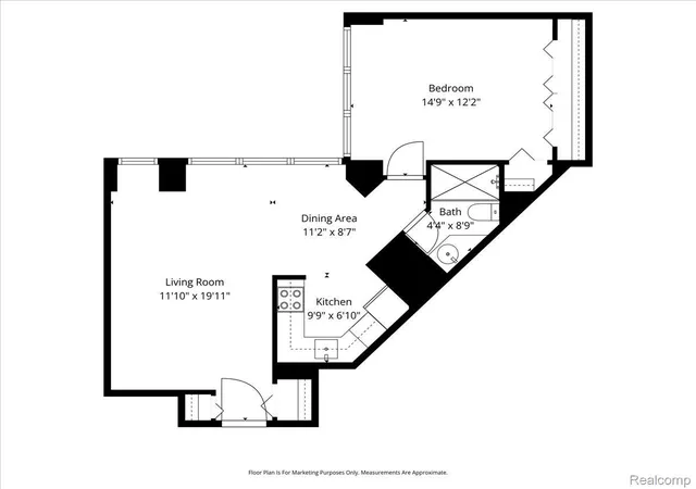 26th image of 1001 W Jefferson Ave #9c, Detroit, MI 48226 | MLS# 20261020677