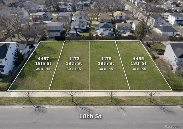 Photo 1 of Land for sale at 4485 18th Street, Detroit, MI 48208 | MLS# 20261022011 | Listing updated on 2026-07-06