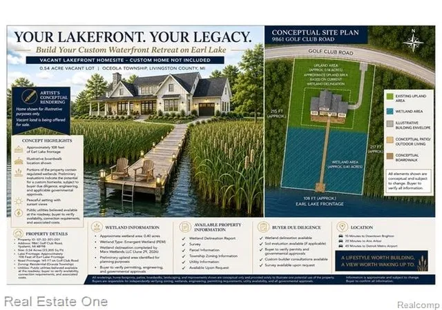 Photo 1 of Land for sale at V/l Golf Clb, Fenton, MI 48430 | MLS# 20261025094 | Listing updated on 2026-08-21