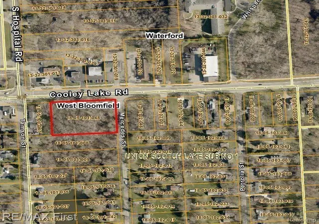 Photo 1 of Land for sale at 000 Cooley Lake, West Bloomfield Charter Township Oakland, MI 48324 | MLS# 20261025809 | Listing updated on 2026-07-06