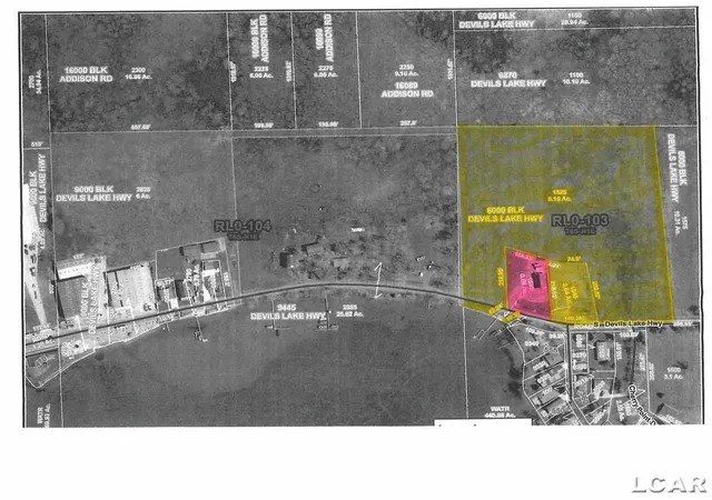 Photo 1 of Land for sale at 6000 Devils Lake Hwy, Manitou Beach, MI 49253 | MLS# 56050204544 | Listing updated on 2026-04-22