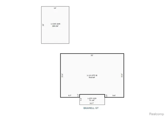 Photo 2 of Single family home for sale at 16145 Bramell St, Detroit, MI 48219 | MLS# 20261027124 | Listing updated on 2026-08-22