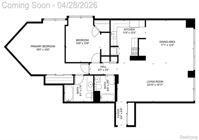40th image of 1001 W Jefferson #11B, Detroit, MI 48226 | MLS# 20261028833