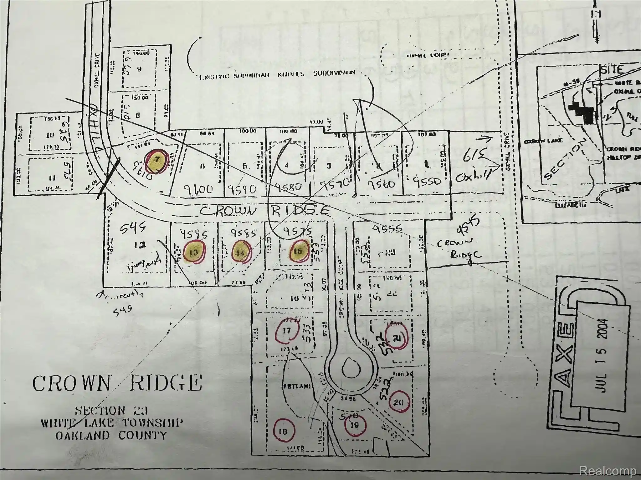 Photo 1 of Land for sale at 533 Crown Ridge Ct, White Lake, MI 48386 | MLS# 20261030701 | Listing updated on 2026-10-22