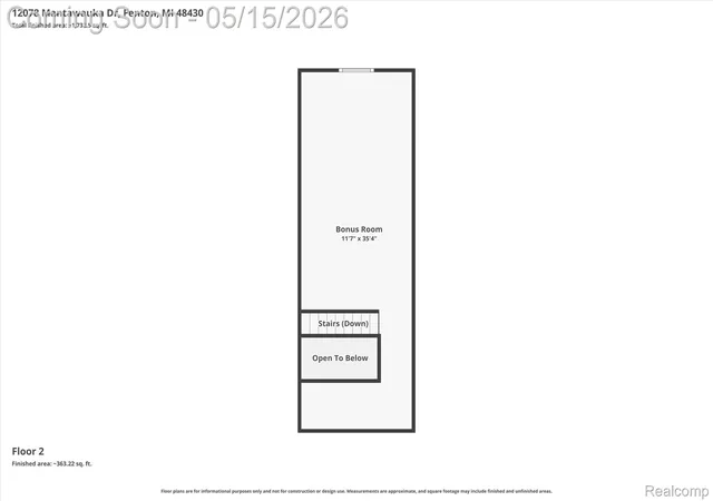 Homes for sale in Fenton, MI | 12078 Mantawauka Dr, Fenton, MI 48430 | MLS# 20261033712