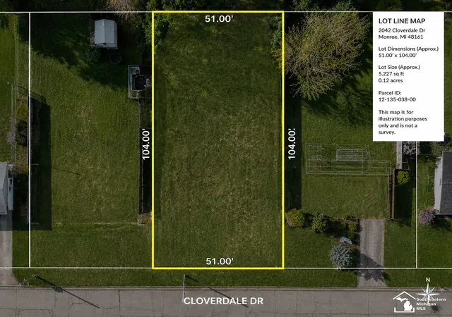 Homes for sale in Monroe, MI | 2042 Cloverdale Dr, Monroe, MI 48161 | MLS# 57050207841