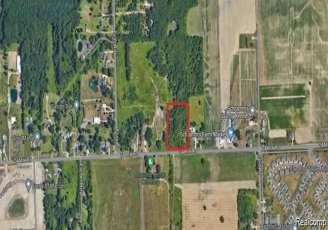 Photo 1 of Land for sale at 00 24 Mile Rd, Macomb, MI 48042 | MLS# 20261035611 | Listing updated on 2026-07-06