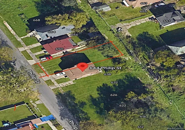 Photo 3 of Land for sale at 644 Philip St, Detroit, MI 48215 | MLS# 20261038482 | Listing updated on 2026-05-27