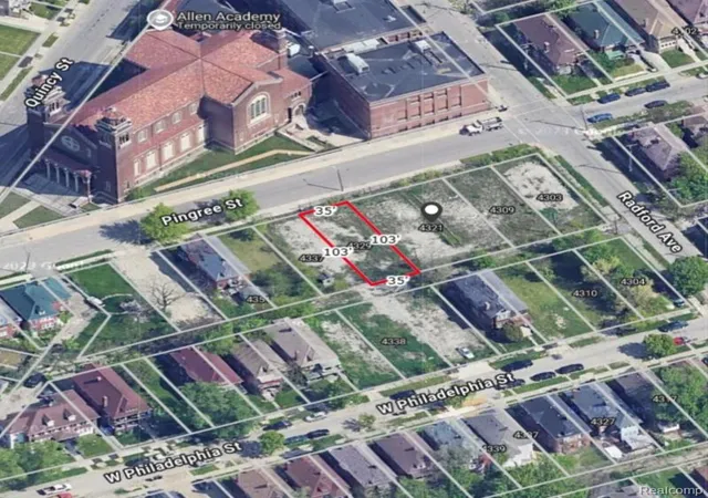 Photo 1 of Land for sale at 4329 Pingree St, Detroit, MI 48204 | MLS# 20261038787 | Listing updated on 2026-05-28