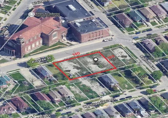 Photo 2 of Land for sale at 4329 Pingree St, Detroit, MI 48204 | MLS# 20261038787 | Listing updated on 2026-05-28