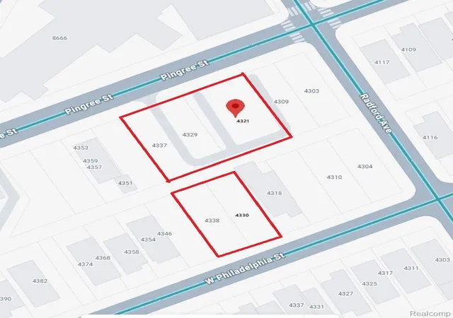 Photo 4 of Land for sale at 4338 W Philadelphia St, Detroit, MI 48204 | MLS# 20261038790 | Listing updated on 2026-05-28
