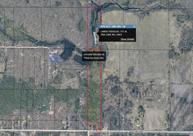 1st image of 000 Ora Lake Rd, Hale, MI 48739 | MLS# 77080069280