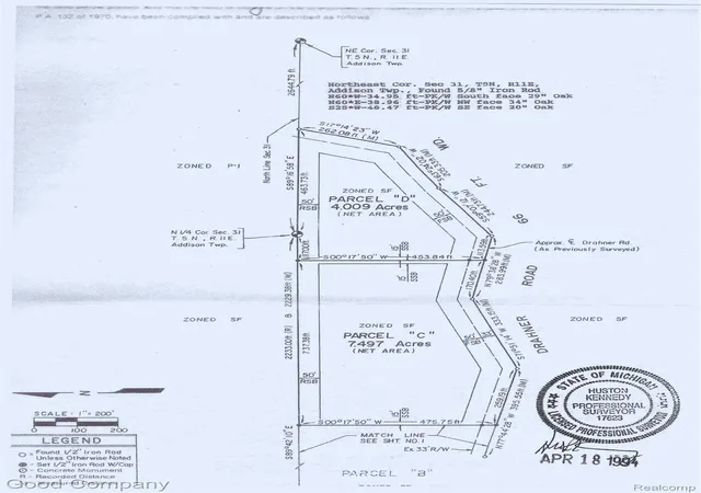 Photo 3 of Land for sale at 3650 Drahner Rd, Oxford, MI 48370 | MLS# 20261042068 | Listing updated on 2026-06-15