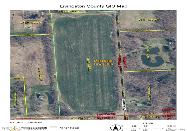 1st image of 00 Dean Rd, Howell, MI 48855 | MLS# 20261043752