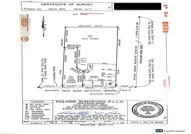 Photo 3 of Land for sale at 0 Petz Rd, Imlay City, MI 48444 | MLS# 58050211100 | Listing updated on 2026-06-18