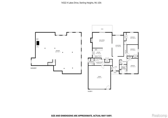 Photo 2 of Single family home for sale at 14322 Four Lakes Dr, Sterling Heights, MI 48313 | MLS# 20261044392 | Listing updated on 2026-07-28