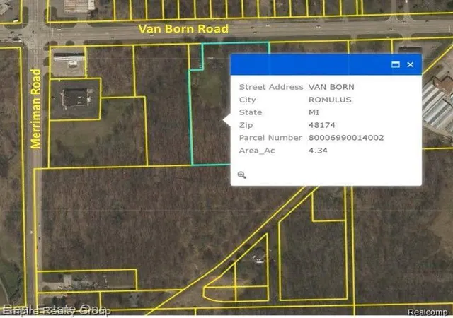 Homes for sale in Romulus City Wayne, MI | 000000 Van Born Rd, Romulus City Wayne, MI 48174 | MLS# 20261044501