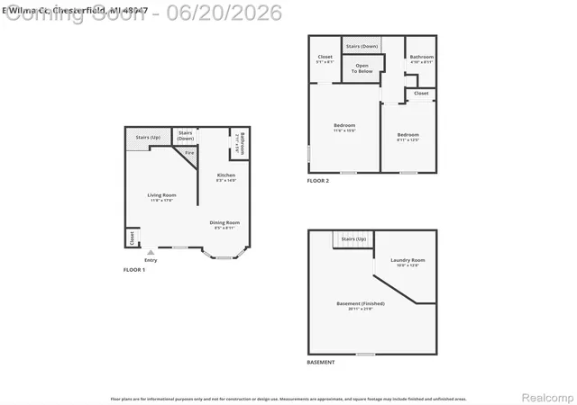 Homes for sale in Chesterfield Township Macomb, MI | 34717 E Wilma Ct, Chesterfield Township Macomb, MI 48047 | MLS# 20261045301