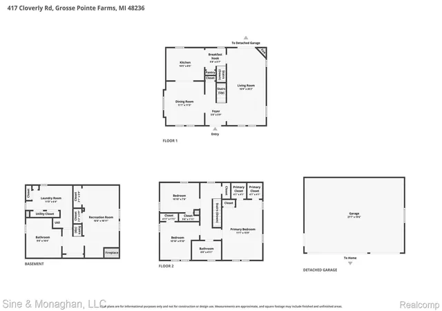 70th image of 417 Cloverly Rd, Grosse Pointe Farms, MI 48236 | MLS# 20261045832