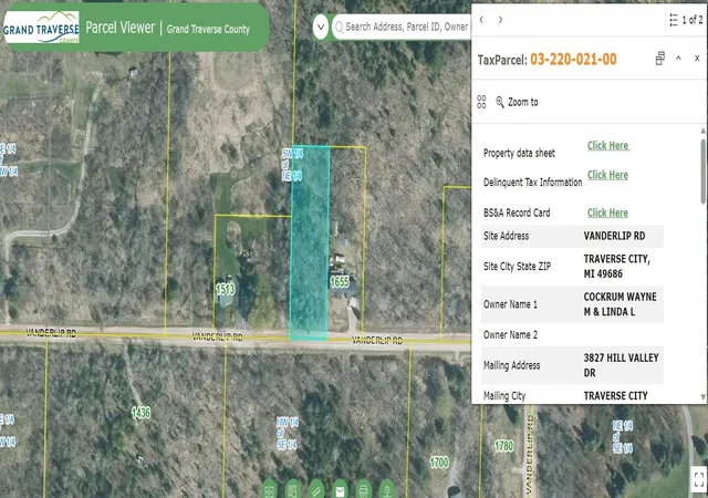 Photo 3 of Land for sale at 1601 Vanderlip Rd, Traverse City, MI 49686 | MLS# 78080070088 | Listing updated on 2026-09-23