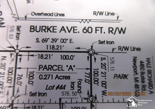 Land for sale at Parcel A Burke Rd, FrenchtownTownship_Monroe, MI 48166 | MLS# 57050212442