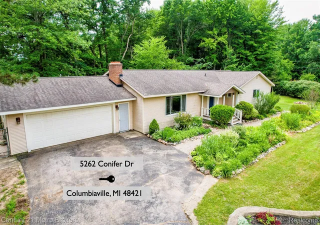 Photo 1 of Single family home for sale at 5262 Conifer Dr, Columbiaville, MI 48421 | MLS# 20261053822 | Listing updated on 2026-08-23
