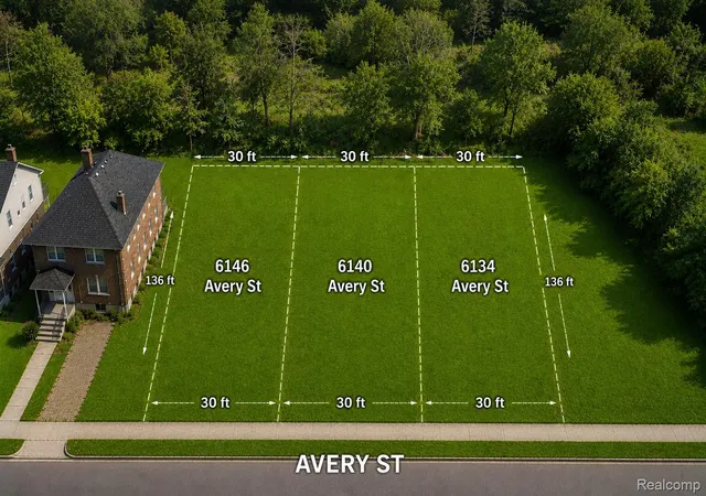 Photo 1 of Land for sale at 6146 Avery St, Detroit, MI 48208 | MLS# 20261055733 | Listing updated on 2026-07-20