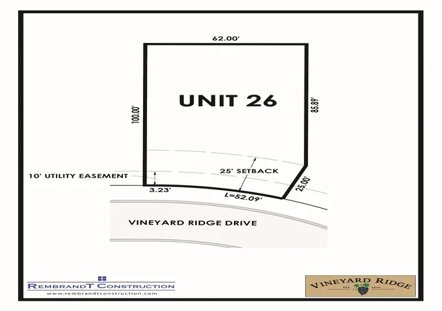 Photo 2 of Land for sale at 154 Vineyard Ridge Dr, Traverse City, MI 49686 | MLS# 78080071292 | Listing updated on 2026-07-23