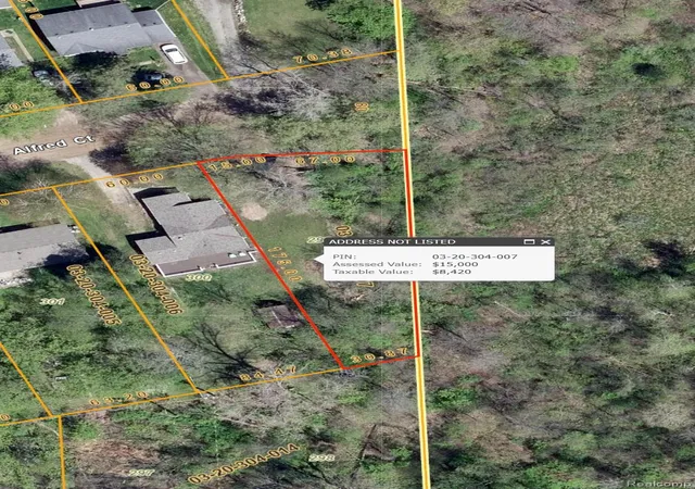 Photo 1 of Land for sale at 530 Alfred Ct, Ortonville, MI 48462 | MLS# 20261056785 | Listing updated on 2026-07-22