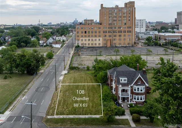 Photo 1 of Land for sale at 108 Chandler St, Detroit, MI 48202 | MLS# 20261057193 | Listing updated on 2026-08-12