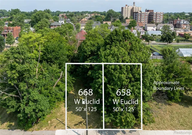 Photo 3 of Land for sale at 658 W Euclid St, Detroit, MI 48202 | MLS# 20261057196 | Listing updated on 2026-08-01