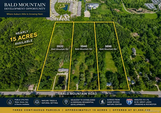 1st image of 3896 3920 3940 Bald Mountain Rd, Auburn Hills City Oakland, MI 48326 | MLS# 20261057633