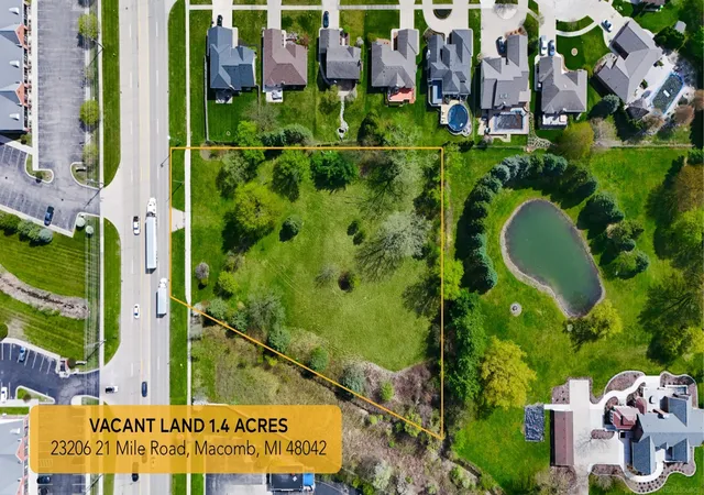 Photo 3 of Land for sale at 23206 21 Mile Rd, Macomb, MI 48042 | MLS# 58050216707 | Listing updated on 2026-08-02