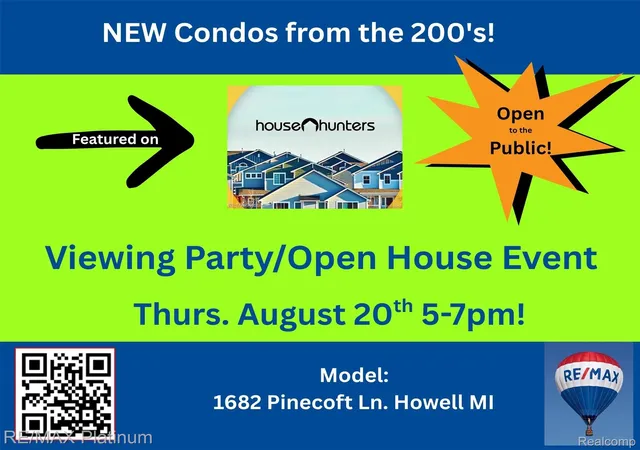 Photo 2 of Condo for sale at 1666 Pinecroft Ln, Howell, MI 48855 | MLS# 20261059619 | Listing updated on 2026-09-03