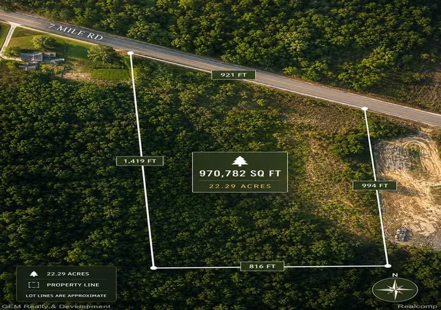 Photo 4 of Land for sale at 6004 Seven Mile Rd, South Lyon, MI 48178 | MLS# 20261060345 | Listing updated on 2026-10-02