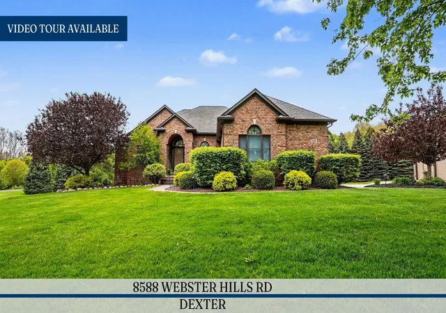 Photo 1 of Single family home for sale at 8588 Webster Hills Rd, Dexter, MI 48130 | MLS# 81026040873 | Listing updated on 2026-08-06