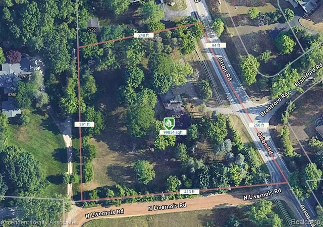 Photo 1 of Land for sale at 5260 Orion Rd, Rochester, MI 48306 | MLS# 20261062277 | Listing updated on 2026-08-16